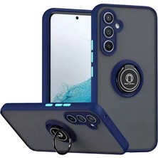 Prativas Newface Galaxy S25 Fe Montreal Yüzüklü Silikon Kapak - Lacivert