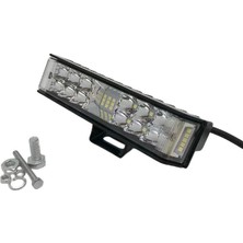 Off-Road Sis Lambası Kırmızı-Beyaz-Mavi Çakarlı 40 LED 20W 12-30V (Adet Olarak)