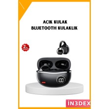 İn3dex Açık Kulak Bluetooth 5.4 Kulaklık 30 Saat Pil Type-C Hızlı Şarj
