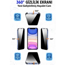 3gen Case Iphone 11 Uyumlu 360° Hayalet Cam Ekran Koruyucu Kavisli Kenar Gizlilik Privacy Özellikli