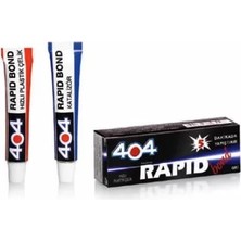 Renas Store 404 Plastik Çelik Rapid Bond Hızlı Yapıştırıcı 16GR - Şeffaf