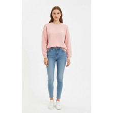 Mag Üç Ipli Omuz Detaylı Kadın Sweat