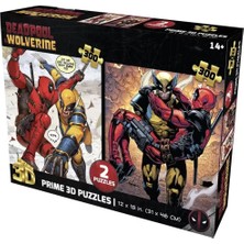 Gray Line Gry Prime 3D Deadpool Ikili Puzzle 300 Parça Nel1