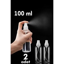 EkoAlışverişDünyam Püskürtücü Boş Sprey Şişe 100 ml 2 Adet