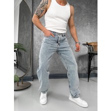 Modefendicom Baggy Kalıp Yüksek Kalite Kot Pantolon