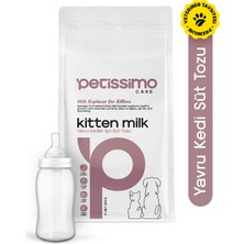 Petissimo Care Yavru Kedi Için Anne Sütü Destekli Süt Tozu - Biberon Hediyeli - Kitten Milk - 200 gr