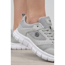 Liarca Aerostrıde Flex Ultra Comfort Max Buz Gri Unisex Spor Ayakkabı Hafif Nefes Alabilen Günlük Rahat Yürüyüş Sneaker