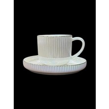 Acar JEA-08357 Pearl Dream 6'lı Porselen Çay Fincan Takımı