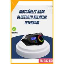 İn3dex Kablosuz Bluetooth Interkom IP65 Suya Dayanıklı 40MM Hd Ses 40 Saat Pil