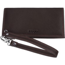 Zippo Kahverengi Sigara Kılıfı Hakiki Deri Özellikli Taşınabilir Tütün Pouch