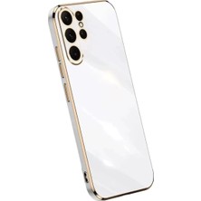 Uravas Store Newface Samsung Galaxy S24 Ultra Kılıf Volet Silikon - Beyaz