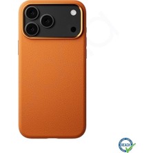 iPhone 17 Pro Spada Pelle Magsafe Turuncu Kapak