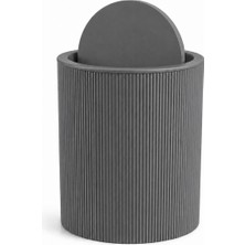 Kitchen Line Novaflip Açılır Kapaklı Yuvarlak Çöp Kovası 6,25 L – Kompakt & Modern Tasarım 22*19 cm