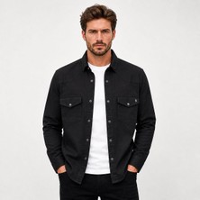 Classics Men Reeport Uzun Kol Slim Fit Erkek Kot Gömlek - 7643