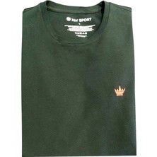 Zey/plus Petek Dokulu Erkek Basic T-Shirt - A0012
