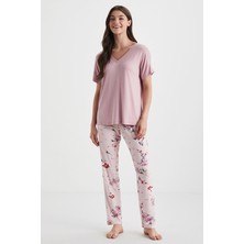 Catherine's Yumuşak Dokulu Pijama Takımı