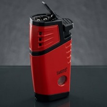 Takito Çift Torch Pürmüz Kırmızı Puro Çakmağı