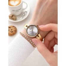 Lee Cooper Gold Minimal Ince Bilezik Kadın Kol Saati Şık ve Zarif 2 Yıl Garantili+Bileklik C8308.130
