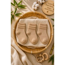 Pico Baby 3'lü Bambu Terletmeyen Bebek & Çocuk Patik Çorap