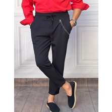 Modefendicom Yüksek Kalite Pile Detaylı Jogger Pantolon