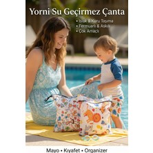 Yorni 2 ADET Jungle ve Family Desen 29X36CM Islak Kuru Çanta Sıvı Geçirmez Fermuarlı Askılı Çok Amaçlı Organizer Mayo ve Kirli Çamaşır Çantası, Makinede Yıkanabilir