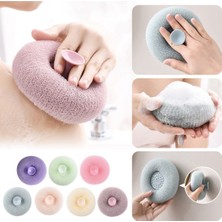 Duffa Vantuzlu Banyo Lifi Vücut Kesesi Hızlı Köpüren Yumuşak Banyo Süngeri Banyo Masaj Fırçası