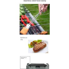 Duffa Pratik Makas Maşa Paslanmaz Çelik Salata Makas Maşa Barbekü Mangal Maşa Servis Maşası 30 cm