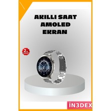İn3dex Nfc Destekli Akıllı Saat Kablosuz Şarj Sesli Arama