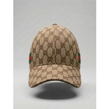 G Desen Arkadan Ayarlanabilir Unisex Canvas Şapka