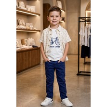 Ecoo Kids Müslin Gömlekli Erkek Çocuk 3 Lü Takım