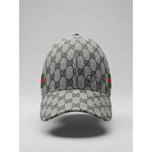 G Desen Arkadan Ayarlanabilir Unisex Canvas Şapka