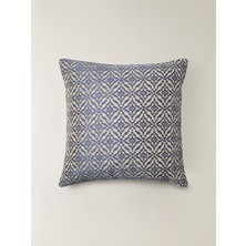 Minihol Lorent Mavi Kırlent Kılıfı (45 x 45 Cm)