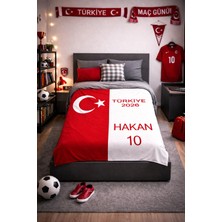 Osmanlı Triko Kişiye Özel Triko Battaniye-Türk Bayraklı Battaniye-Türkiye-Milli Takım-Ay Yıldız-