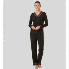 Dorelux Kadın Siyah Pijama Takımı