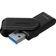 64GB Kingston (DTXS/64GB) Usb3.2 Data Traveler Exodıa S Sıyah/sıyah