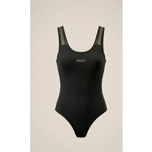 Mag Kadın Siyah Çıtçıtlı Body