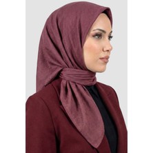 Hadiora Kadın Gül Kurusu Deluxe Bambu Crush Eşarp