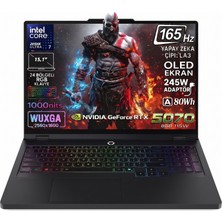 Lenovo Legion 5 15IAX10 Intel Core Ultra 7 255HX 24-Gbddr5 4 Tbssd Rtx 5070 8GB(115W) 15.1" Wqxga (2560X1600) OLED 165Hz  Windows 11 Pro 83F0008BTRAT45
