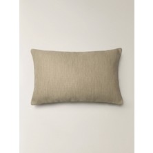 Minihol Solea Dikdörtgen Bej Kırlent Kılıfı (35 x 55 Cm)