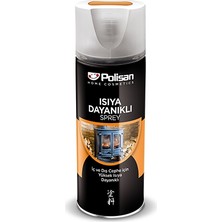 Polisan Isıya Dayanıklı Sprey Boya Siyah 400 ml