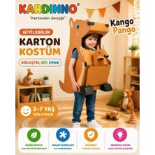 Kardinno Zıp Zıp Kango Pango Karton Giyilebilir Çocuk Kostümü Etkinlik Parti Doğum Günü Kostüm