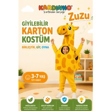 Kardinno Uzun Boylu Zuzu Karton Giyilebilir Çocuk Kostümü Etkinlik Parti Doğum Günü Kostüm