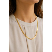 Kızılay Kuyumcusu 14 Ayar Altın Pullu Model Zincir Kolye 4.58 gr 50 cm ZNC2100