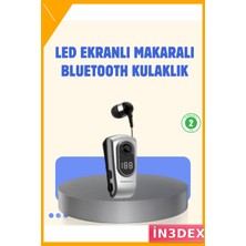 İn3dex Kablosuz Bluetooth Kulaklık 25 Saat Pil Dijital Ekran Titreşimli