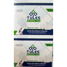 Tules  Steril Non Woven Gaz Kompresi  7,5x7,5 cm (20'li Paket)