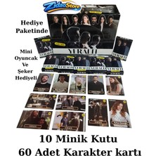 Emrah Gültekin Yeraltı Özel Seri Karakter Kartları 10 Minik Kutu 60 Adet Kart Hediye Paketinde Mini Oyuncak Şeker Hediyeli