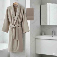 Belinis “%100 Pamuk Bornoz + Havlu | Kadın Erkek, Yumuşak, YÜKSEK  SU Emici, Lüks,otel,spa,kalitesi,hediyelik Set.