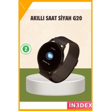 İn3dex Mini Akıllı Saat Sağlık Takibi Uzun Pil Ömrü Dokunmatik Ekran