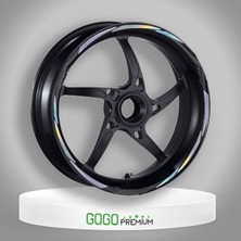 Gogo Premium Hologramlı Iı Honda Pcx Uyumlu 1 Set Jant Şeridi