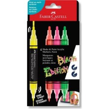 Faber Castell Shake Amp. Paint Markör 4lü Neon